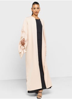 hayas closet Tassels Accent Open Abaya  - Image 5