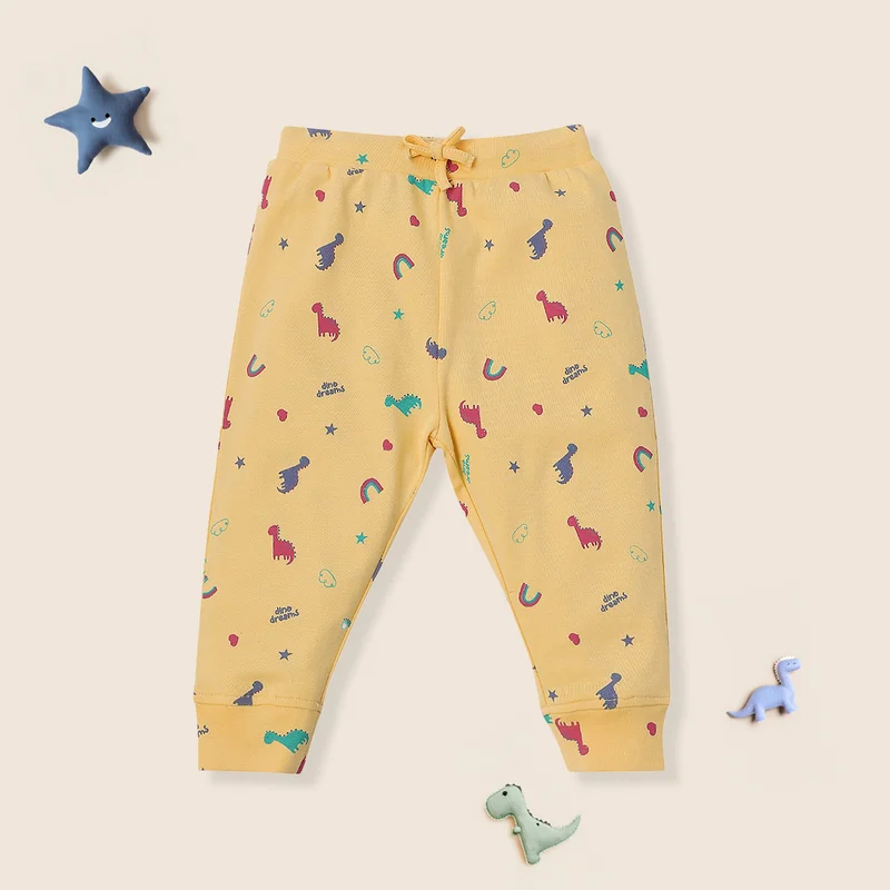 Nautinati Nautinati Infants 100% Cotton Printed Ankle-length Pants