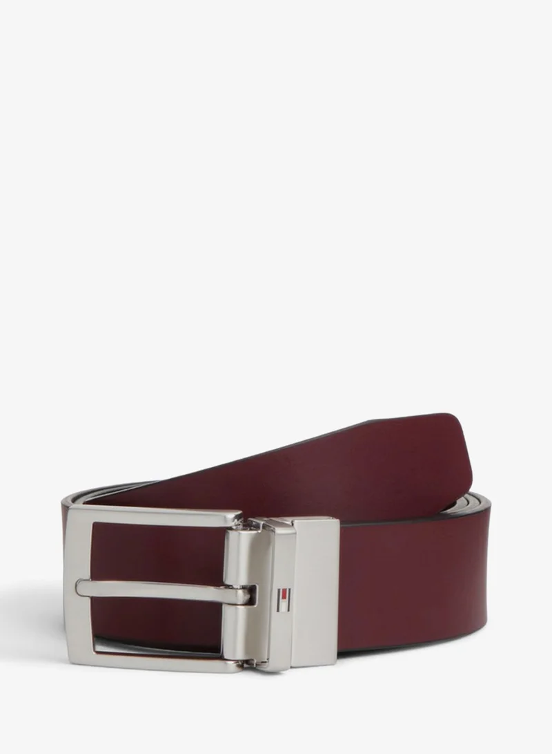 Tommy Hilfiger Logo Buckle Reversible Belt
