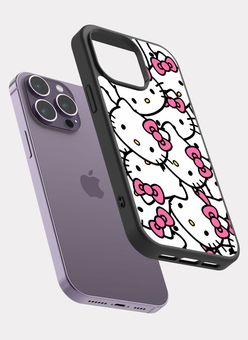 بكسلات كفر ايفون 14 برو ماكس وجه هلو كيتي - Image 2