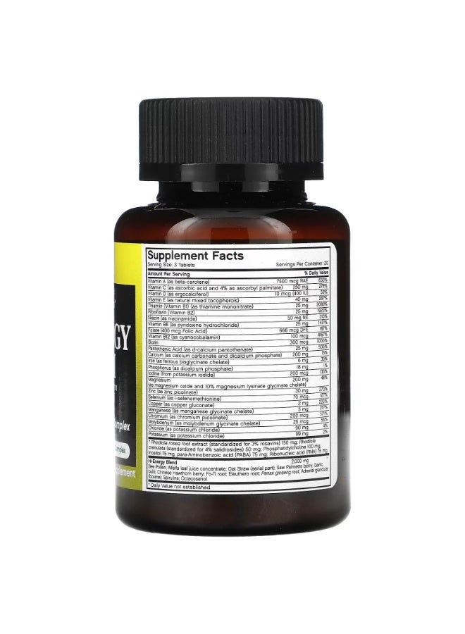 Futurebiotics, Hi Energy Multi For Men, 60 Tablets - Image 2