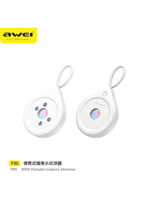 Awei P80 Mini Portable Camera Detector For Hidden Camera Pinhole Hidden Lens Detect Anti-Peeping
