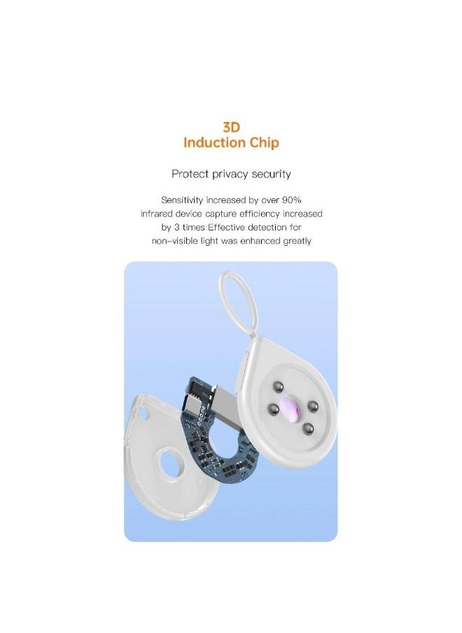 Awei - Awei P80 Mini Portable Camera Detector For Hidden Camera Pinhole Hidden Lens Detect Anti-Peeping - Image 1