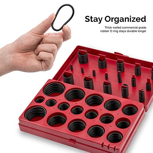 Neiko® 50443A Universal O-Ring Assortment | 407-Piece Set | SAE - Image 4