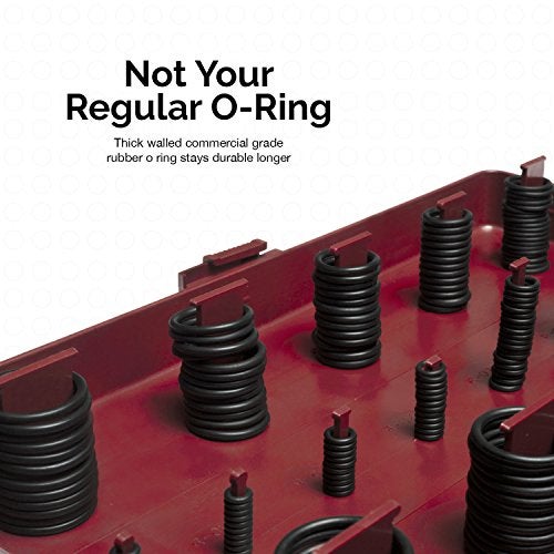 Neiko® 50443A Universal O-Ring Assortment | 407-Piece Set | SAE - Image 2