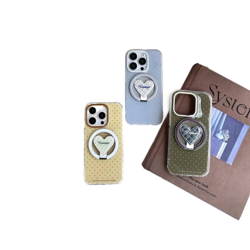 MagSafe Case | Polka Dot | Kickstand | TPU | Cover for iPhone 15 / 15 Plus / 15 Pro / 15 Pro Max - Image 3