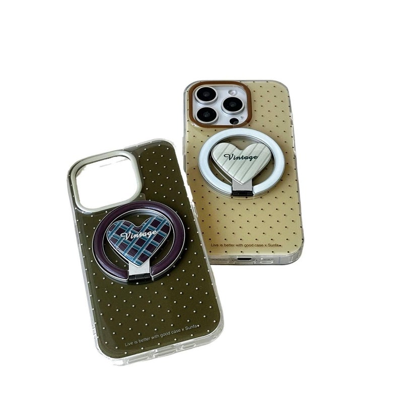 MagSafe Case | Polka Dot | Kickstand | TPU | Cover for iPhone 15 / 15 Plus / 15 Pro / 15 Pro Max - Image 2