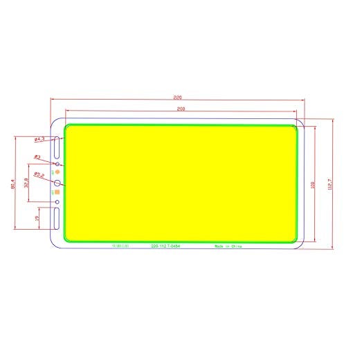 symbuth 1pcs Super Bright Tube DC12V 70W 8.6x4.4in COB Panel Strip Module Super Bright LED Light for DIY Outdoor Hiking Camping Lamp Flood Bulb, Cold White 6500K - Image 4