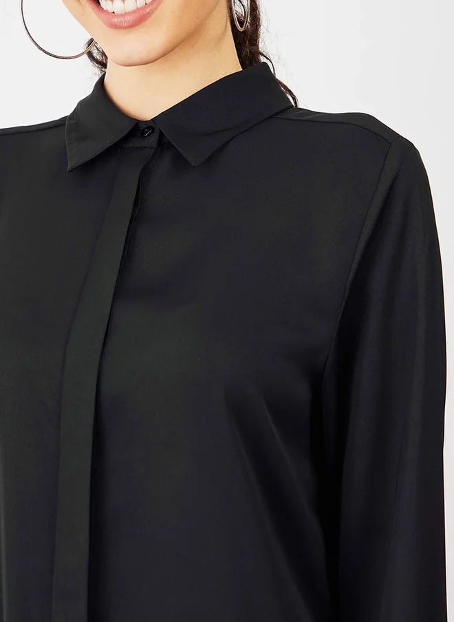 سولت اتاير SALT ATTIRE Women Modern Opaque Formal Shirt