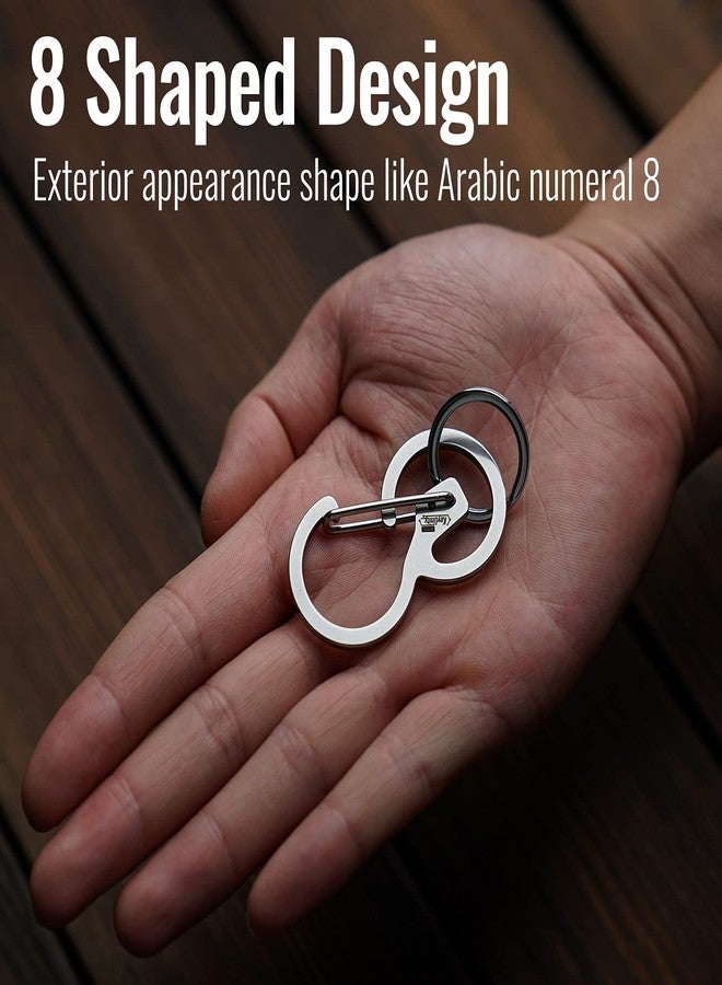 KeyUnity مشبك كارابين على شكل حرف B من KeyUnity KS01 مصنوع من الفولاذ المقاوم للصدأ 420 - Image 5