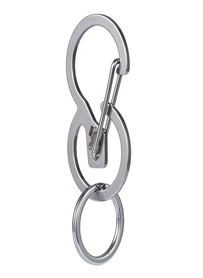 KeyUnity مشبك كارابين على شكل حرف B من KeyUnity KS01 مصنوع من الفولاذ المقاوم للصدأ 420 - Image 1