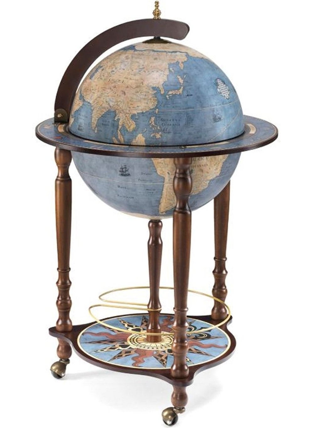 Zoffoli - Italian Classic Da Vinci Bar and Drink Stand with Stand and Wheels - Image 1