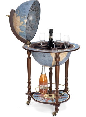 Zoffoli Italian Classic Da Vinci Bar and Drink Stand with Stand and Wheels  - Image 1