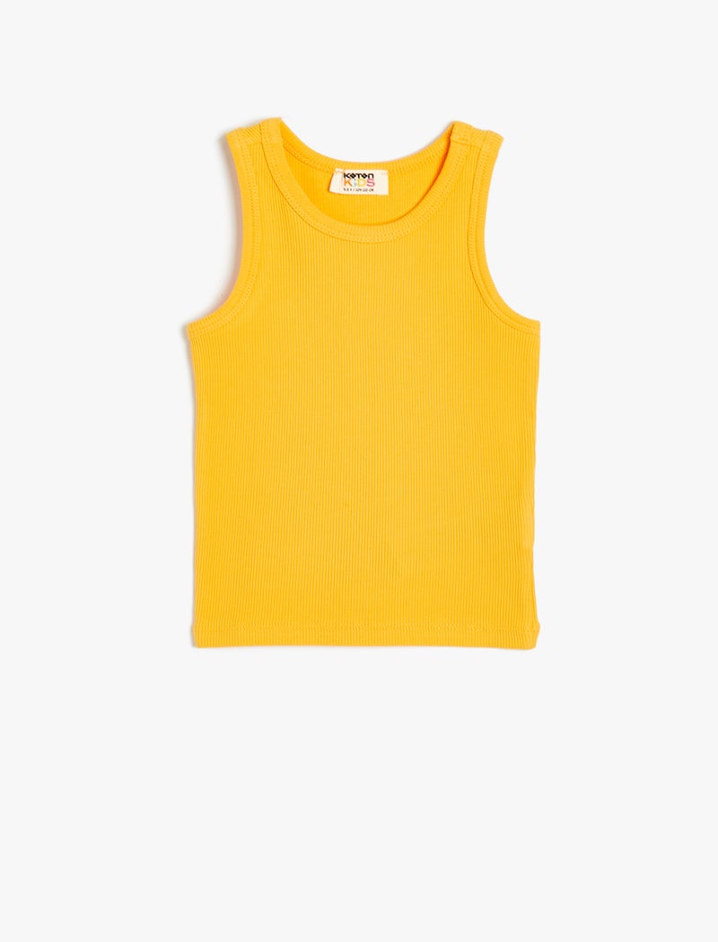 Koton | Ribbed Crew Neck Tank Top - Image 1