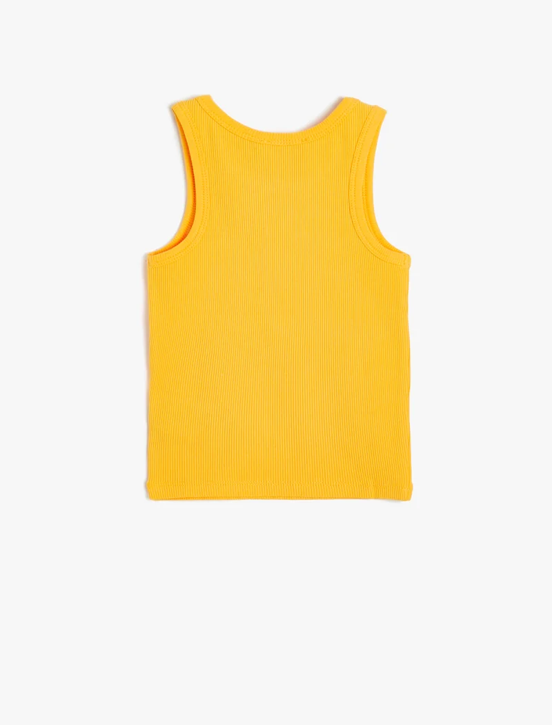 كوتون Koton | Ribbed Crew Neck Tank Top