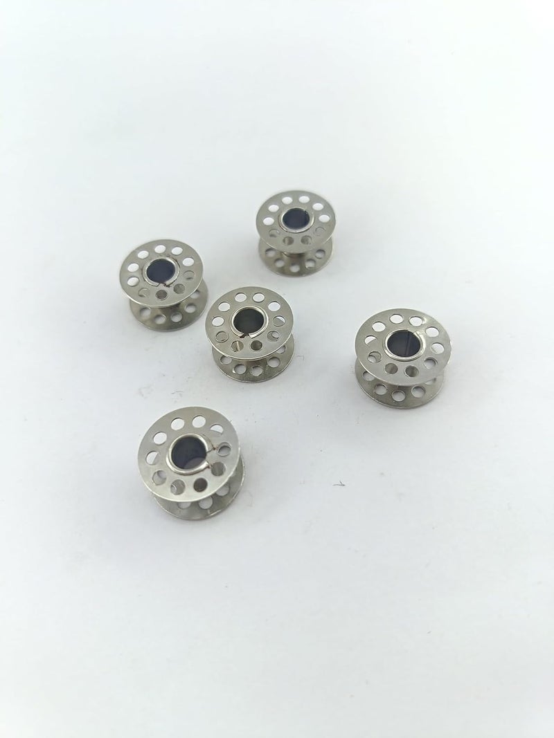 advancedestore Whole Steel Bobbins Pack of 10 Small Sewing Stiching Machine Bobbins Steel Bobbins for Sewing Machine - Image 2