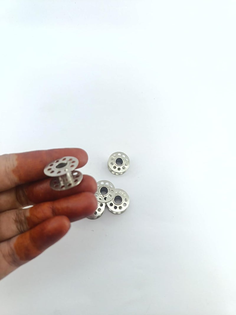 advancedestore Whole Steel Bobbins Pack of 10 Small Sewing Stiching Machine Bobbins Steel Bobbins for Sewing Machine - Image 4