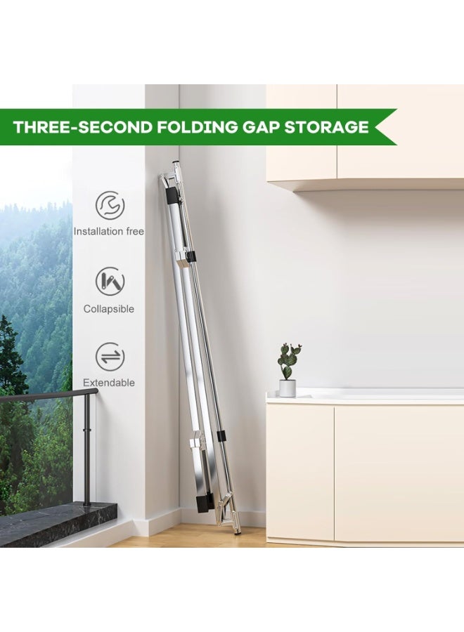 DubaiGallery Modern Foldable Clothing Stand – Space-Saving Adjustable Rack with Tripod Support - Image 4