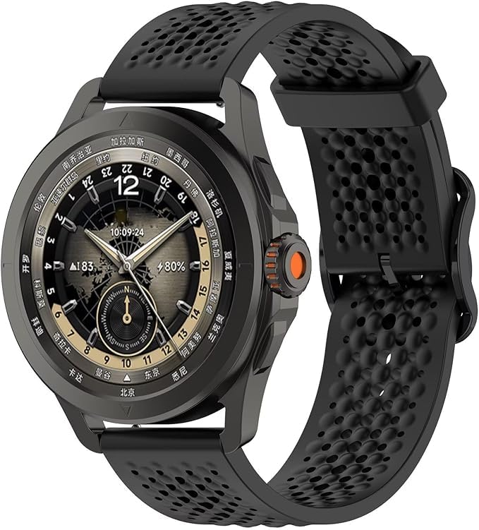 NEXT STORE 22mm Silicone Band Compatible with Samsung Galaxy Watch 3 (45mm), Galaxy 46mm, Gear S3, Huawei Watch 3/GT/GT2/GT3/GT4, Honor Magic 2, Amazfit GTR Series - Image 1