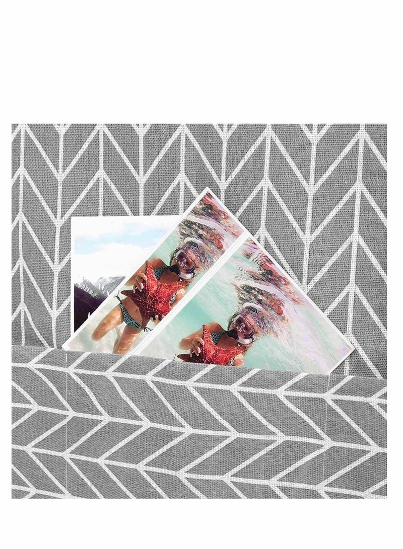 SYOSI Fridge Dust Cover,Refrigerator Dust Proof Cover,Washing Machine Top Cover,Washing Machine Cover (55x130cm Gray Arrow) - Image 3