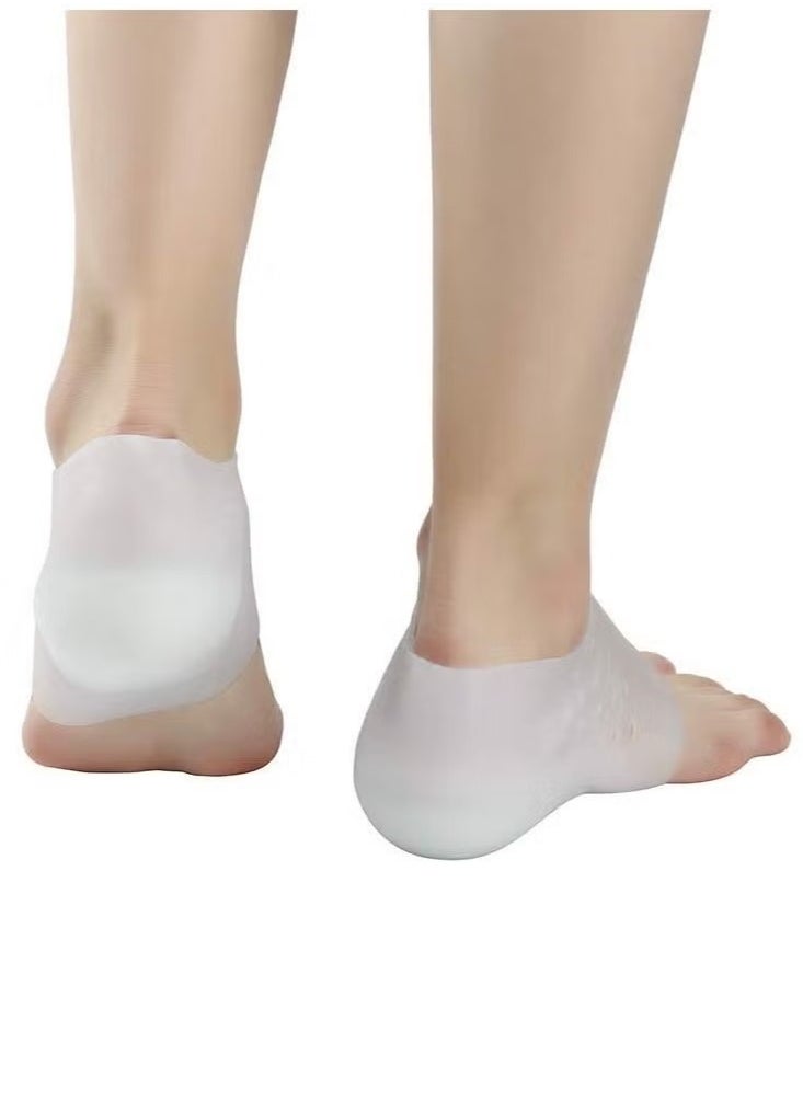 Generic - 2 Pcs 5 cm Invisible Height Increase Insole,  Wearable Cushion Inserts Shoe Soft Heel Lift Insole Leg Lengthen for Men and Women - Image 1