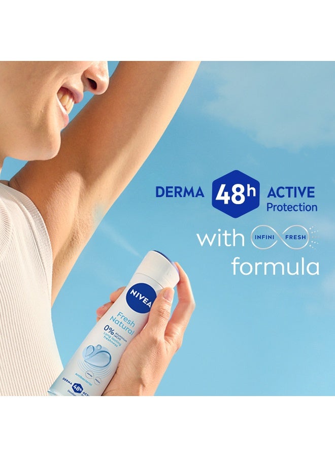 Nivea Fresh Natural Antiperspirant Spray Ocean Extracts - Image 4