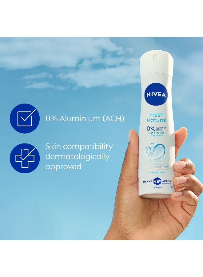 Nivea Fresh Natural Antiperspirant Spray Ocean Extracts - Image 5