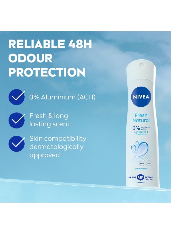 Nivea Fresh Natural Antiperspirant Spray Ocean Extracts - Image 2
