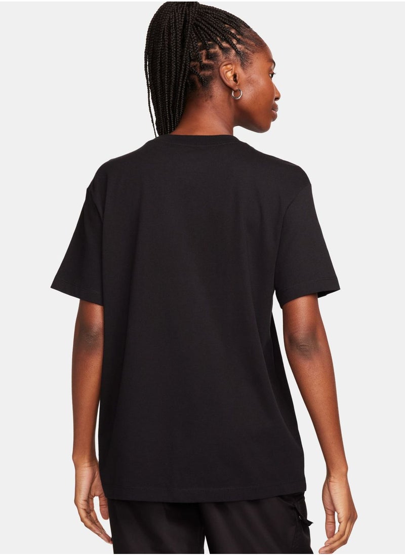 Nike - Nsw Monogram Boyfriend T-Shirt - Image 1