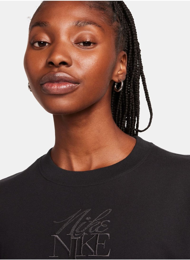 Nike - Nsw Monogram Boyfriend T-Shirt - Image 1