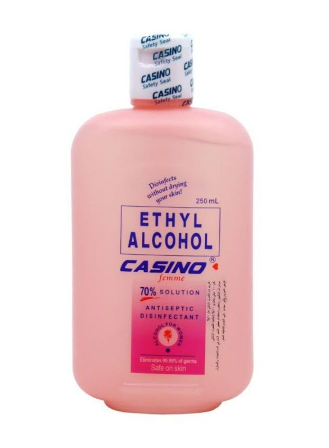 كازينو محلول مطهر إيثانول بينك فيمي 70% 250 مل