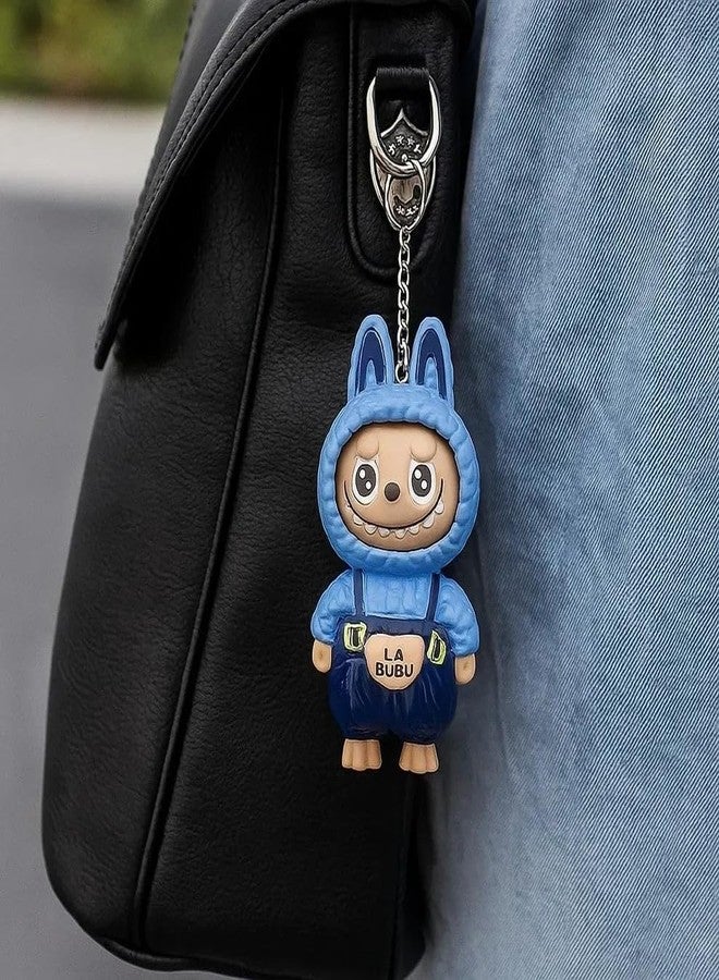 JHEPCOIN Face Changing Doll Keychain Toy - Rubber Cartoon Keyring, Cute Backpack Charm, Bag Pendant, Car Key Holder for Kids - Image 2
