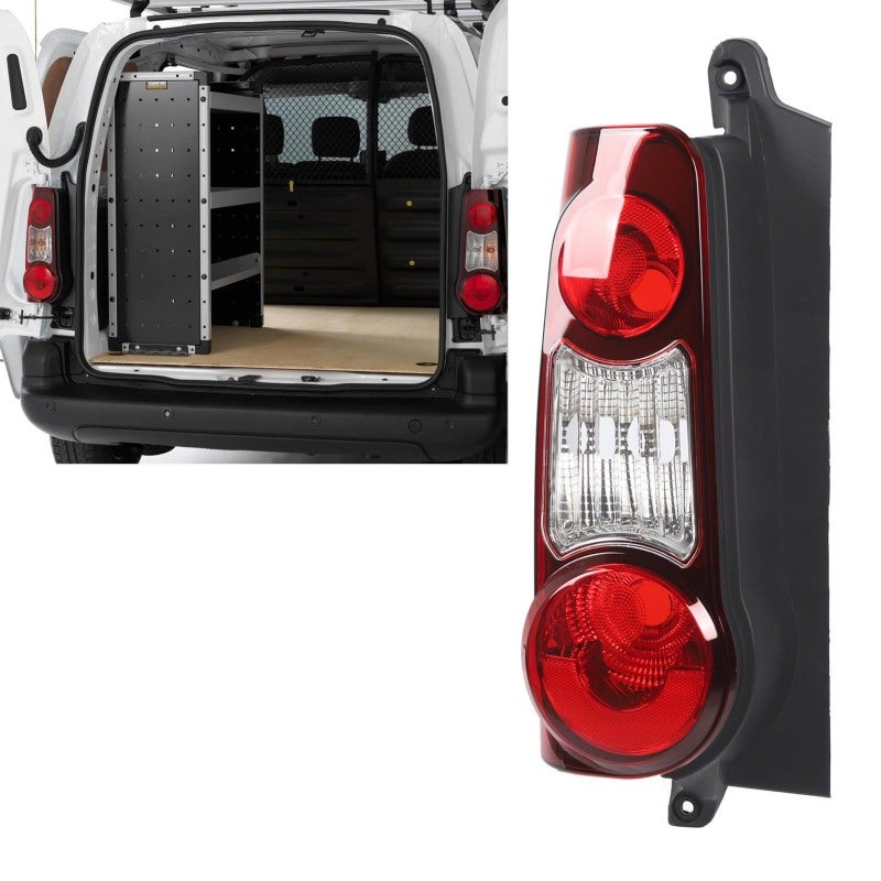 Rear Left Tail Light: 9677205580 Multifunctional Design - Rugged Construction Replacement Lamp for Citroen Berlingo Mk2 Van and Peugeot Partner - Image 2