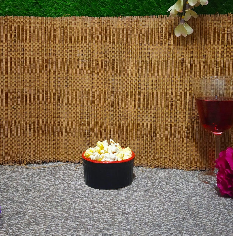 Caffeine Ceramic Handmade Red & Black Combo Dinner Set (3 pcs.) - Image 3