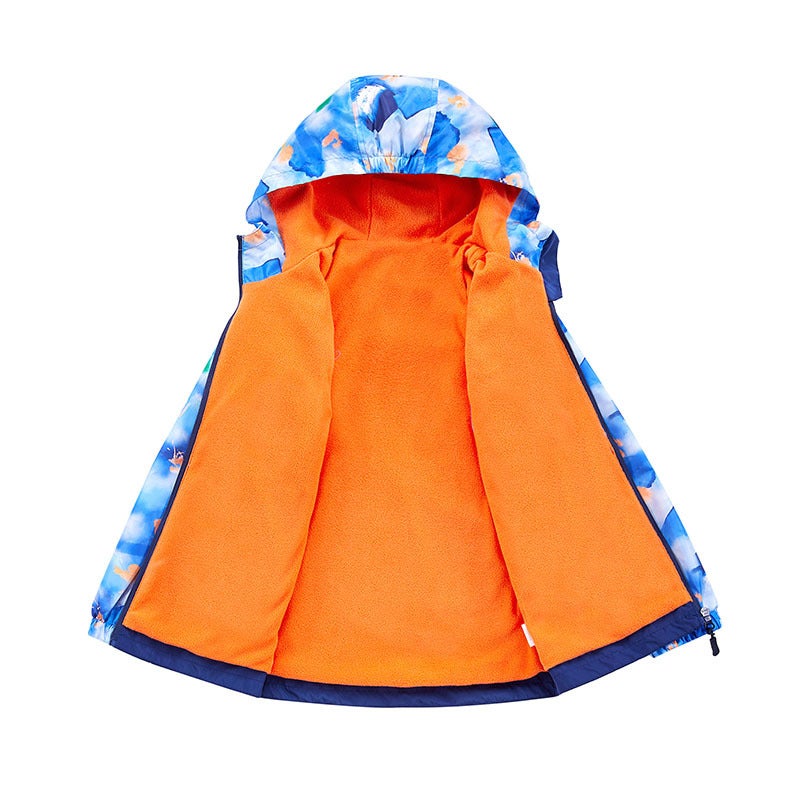 Special Boys' Windproof And Warm Jacket Children'S Outdoor Sports Windbreaker Children'S Stitching Jacket - Image 5