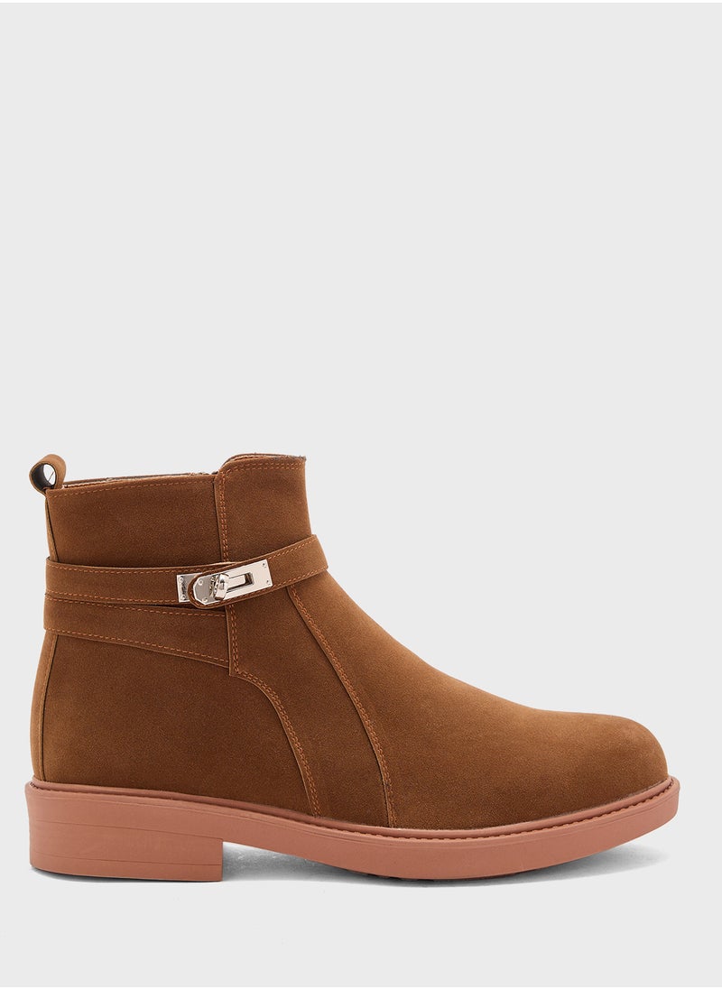 Robert Wood Suede Pull On Boots  - Image 1