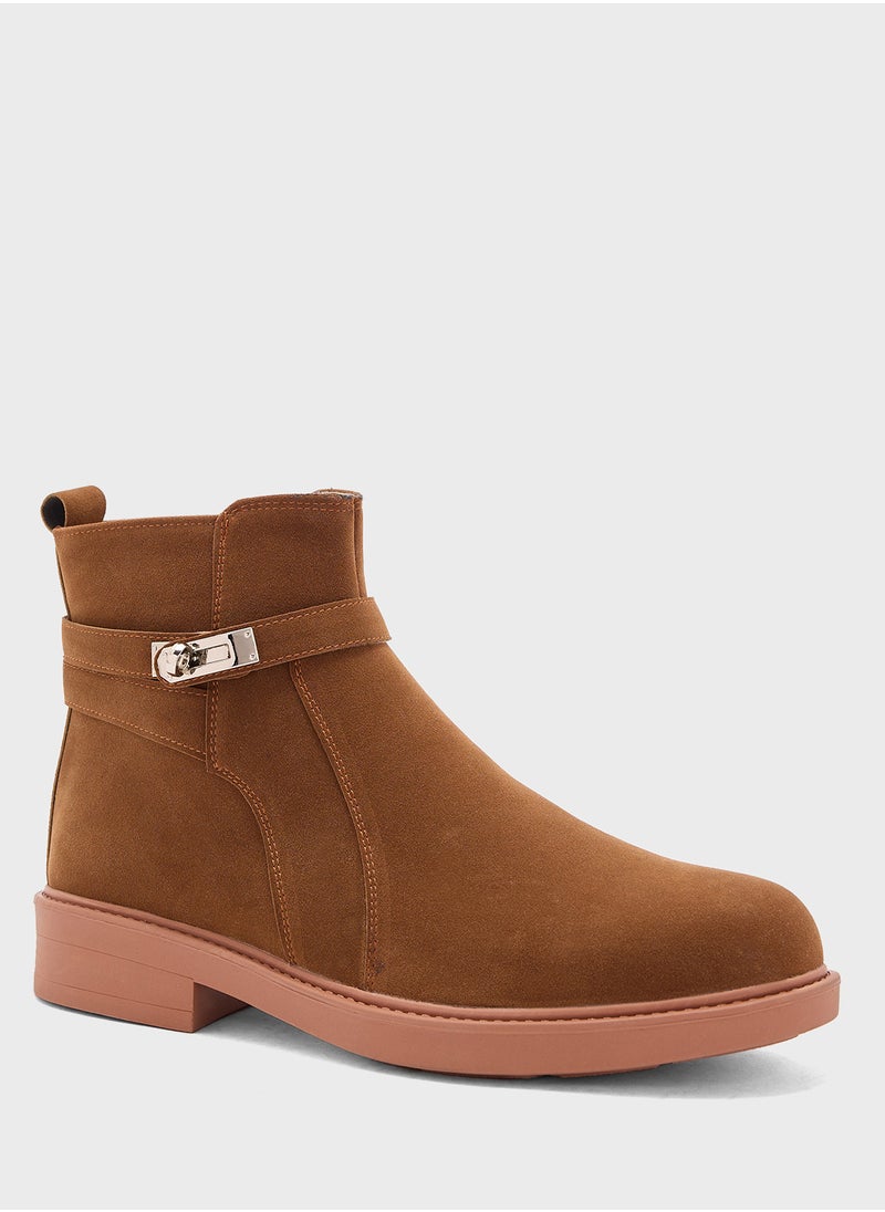 Robert Wood Suede Pull On Boots  - Image 2