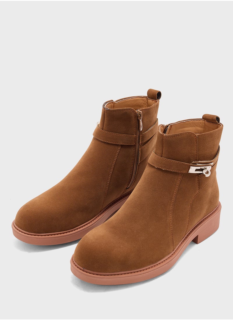 Robert Wood Suede Pull On Boots  - Image 4