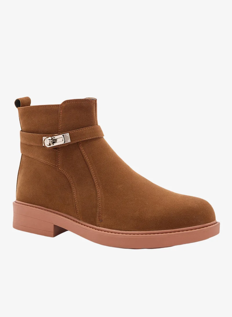 Robert Wood Suede Pull On Boots