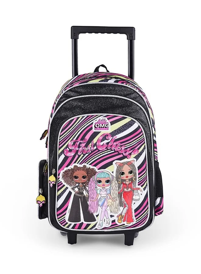 Trucare LOL First Class Rolling School Backpack 16-Inch for Girls, School Bag