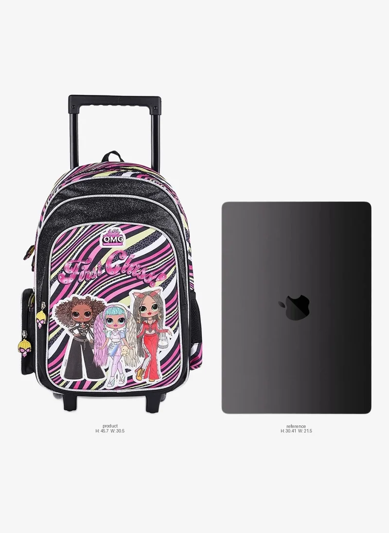Trucare LOL First Class Rolling School Backpack 16-Inch for Girls, School Bag