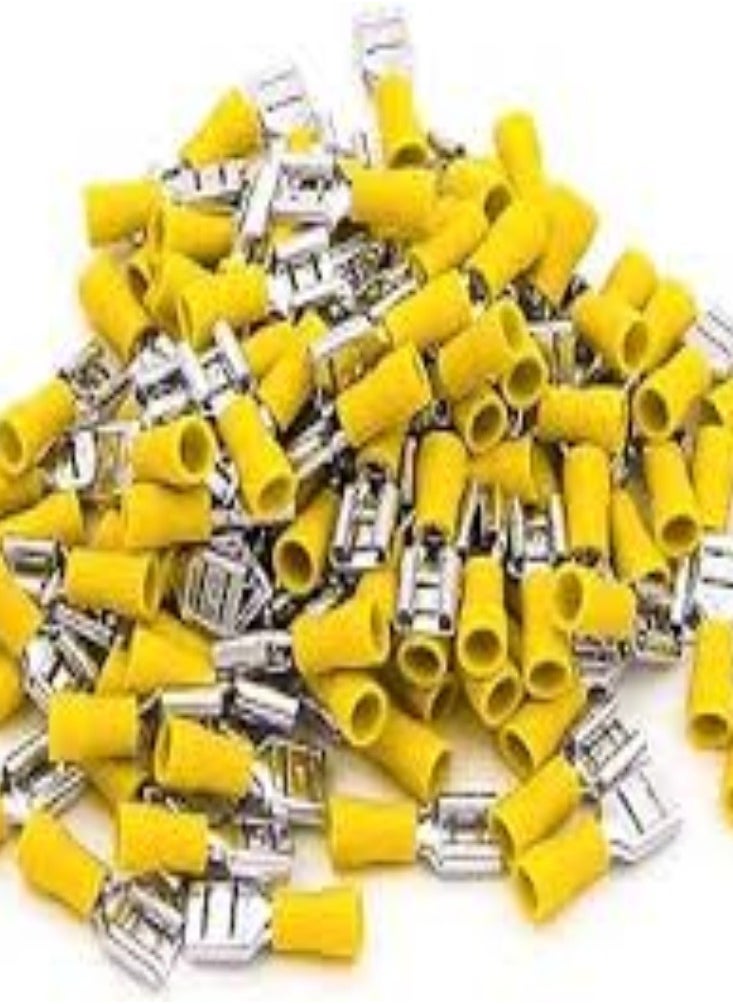 KNP KNP Insulated Electrical Terminals Ensure safe and efficient electrical connections with this pack of 100 insulated electrical terminals, model FDD 5.5-250.  - Image 3