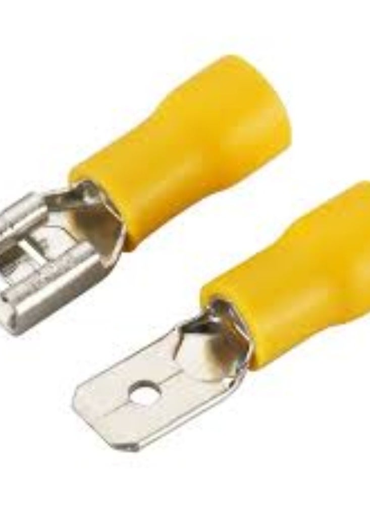 KNP KNP Insulated Electrical Terminals Ensure safe and efficient electrical connections with this pack of 100 insulated electrical terminals, model FDD 5.5-250.  - Image 2