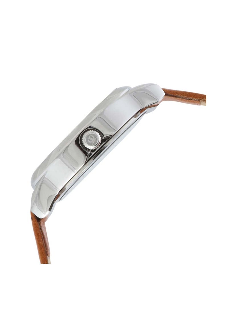 TITAN Titan Workwear Siler Dial Women Watch With Leather Strap - Image 3