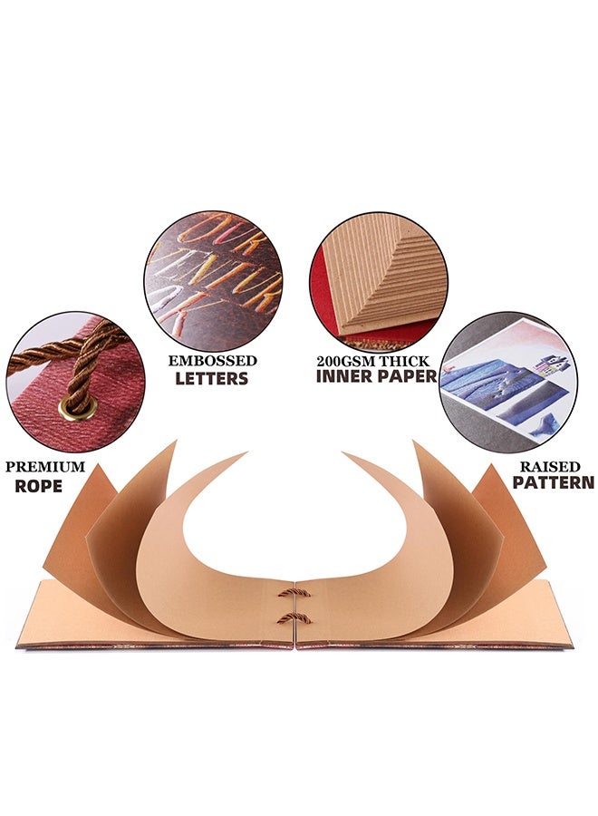 يلا جوي ألبوم الصور Scrapbook ، كتاب المغامرة لدينا ، الكلمات المنقوشة فيلم الغلاف الصلب حتى السفر Scrapbook للذكرى السنوية ، حفل الزفاف ، السفر ، دش الطفل ، إلخ (كتاب المغامرة الرجعية) - Image 5