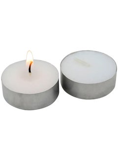 AL QADAH Tea Light Candles 10g 100Pcs Box Unscented White Candles for Home Parties & Events Long-Lasting & Smokeless  - Image 2