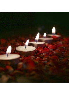 AL QADAH Tea Light Candles 10g 100Pcs Box Unscented White Candles for Home Parties & Events Long-Lasting & Smokeless  - Image 3