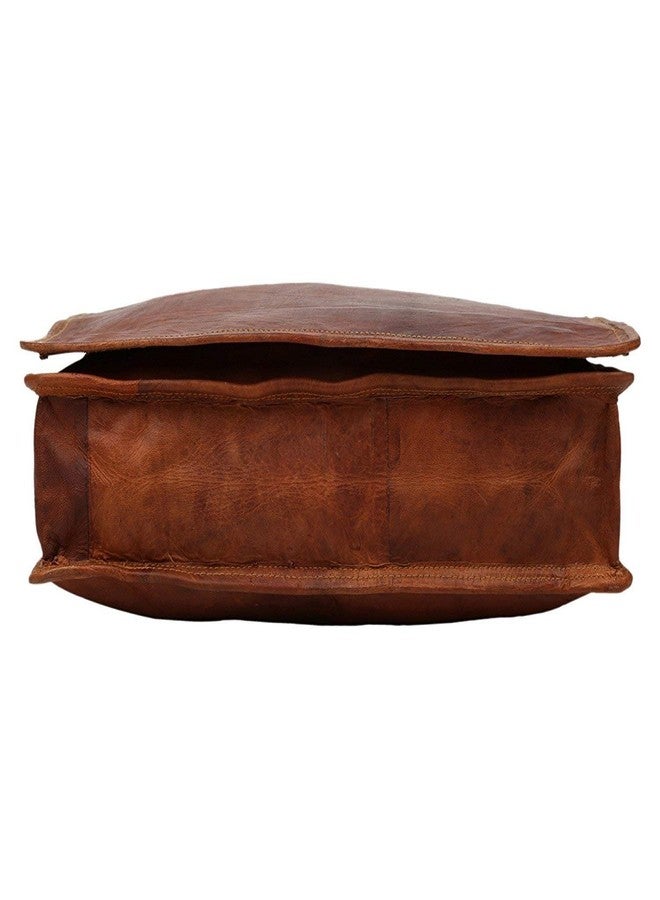 RSN 15 Inch Genuine Leather Stylish Sling Shoulder Messenger Bag For Unisex - Image 4