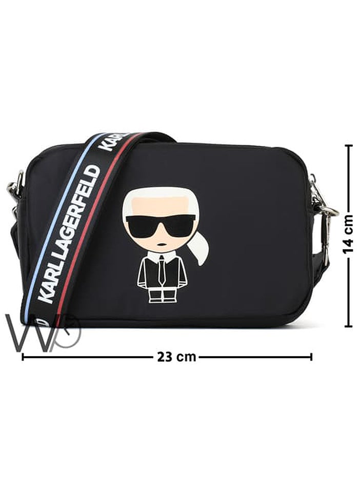 Karl Lagerfeld Karl Lagerfeld Handbag Black Crossbody Wash Bag  - Image 3