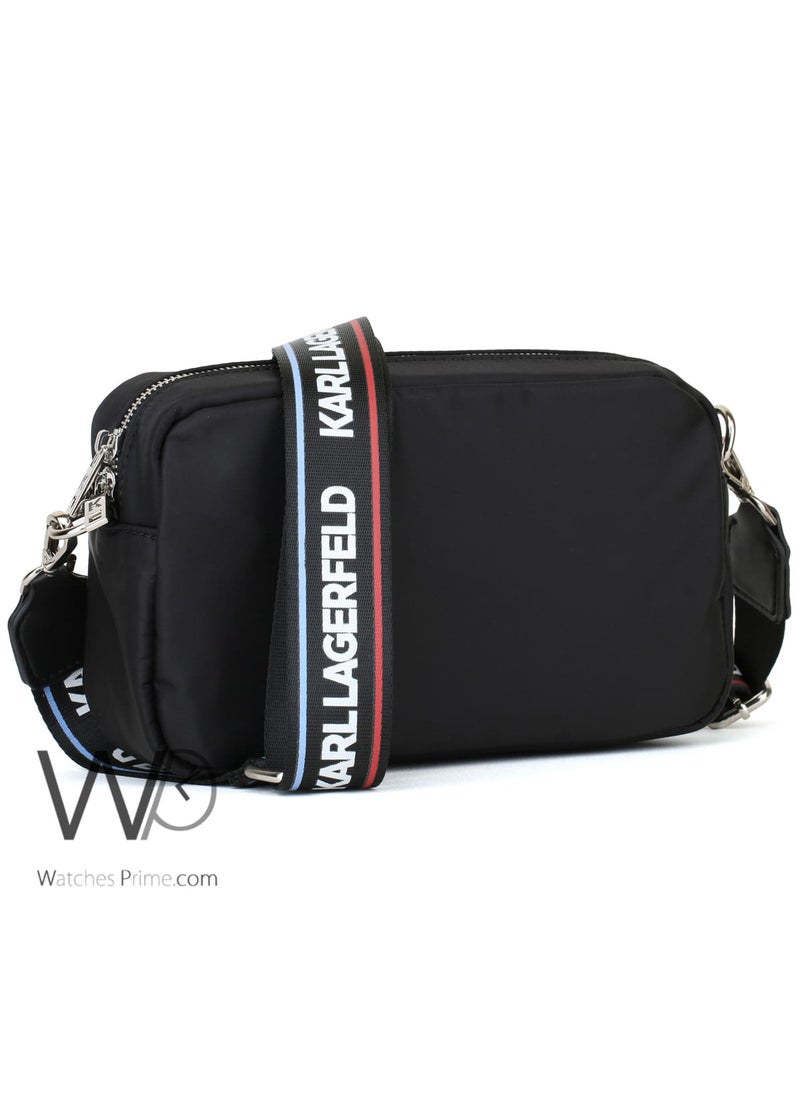Karl Lagerfeld - Karl Lagerfeld Handbag Black Crossbody Wash Bag - Image 1